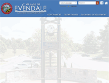 Tablet Screenshot of evendaleohio.org